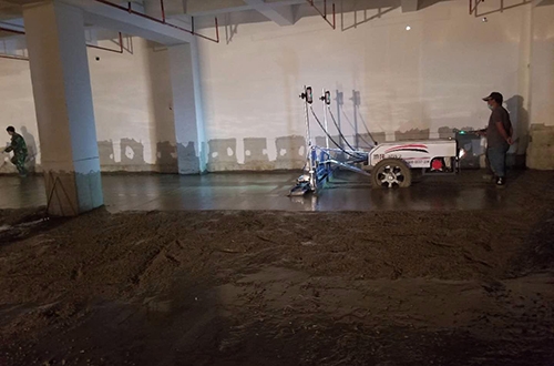 DZ25-2激光整平机5月23河南周口施工现场